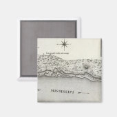 Plan von Fort Baton Rouge Magnet (Vorderseite/Rückseite)