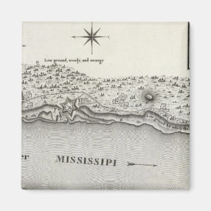 Plan von Fort Baton Rouge Magnet