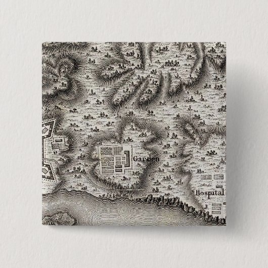Plan von Fort des Ecores in Margot Button (Vorderseite)
