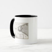 Plan von Fort Niagara Tasse (Vorderseite Links)