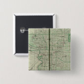 Plan von Indianapolis Button (Vorne & Hinten)