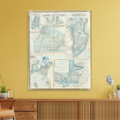 Plan von Lawrenceburgh Leinwanddruck (Insitu (Wohnzimmer))