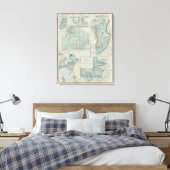 Plan von Lawrenceburgh Leinwanddruck (Insitu (Schlafzimmer))