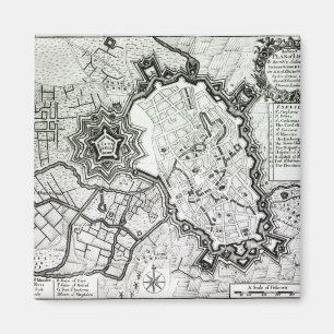 Plan von Lisle, 1736 Magnet