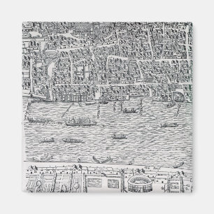 Plan von London, c.1560-70 Magnet