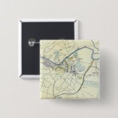 Plan von Lucknow Operationen zeigend Button (Vorne & Hinten)