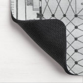 Plan von Mailand-Kathedrale Mousepad (Ecke)