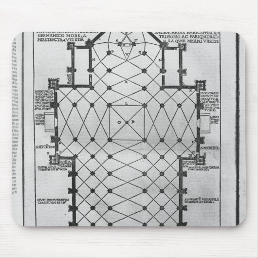 Plan von Mailand-Kathedrale Mousepad (Vorne)