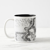 Plan von Mannheim, Deutschland 1690 Zweifarbige Tasse (Links)