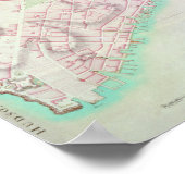 Plan von New York, 1776 Poster (Ecke)