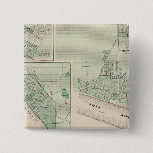 Plan von Newburgh, Warrick Co mit Boonville Button (Vorderseite)