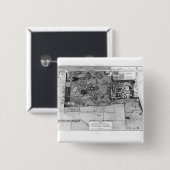 Plan von Parc Monceau in Paris Button (Vorne & Hinten)