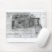 Plan von Parc Monceau in Paris Mousepad (Mit Mouse)