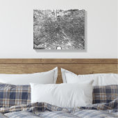 Plan von Paris, auch bekannt als "Plan de Turgot" Leinwanddruck (Insitu (Schlafzimmer))