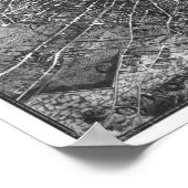 Plan von Paris, auch bekannt als "Plan de Turgot" Poster (Ecke)