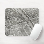 Plan von Paris, bekannt als 'Plan de Turgot' Mousepad (Mit Mouse)