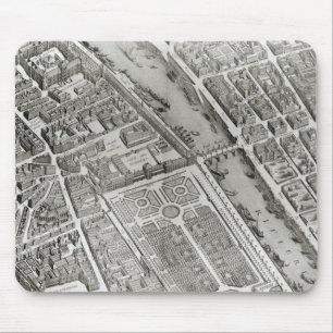 Plan von Paris, bekannt als 'Plan de Turgot' Mousepad