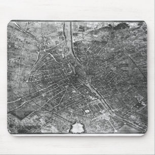Plan von Paris, bekannt als 'Plan de Turgot' Mousepad