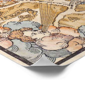 Plan von Paris durch Truschet et Hoyau Circa 1550 Poster (Ecke)