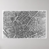 Plan von Paris Poster (Vorne)