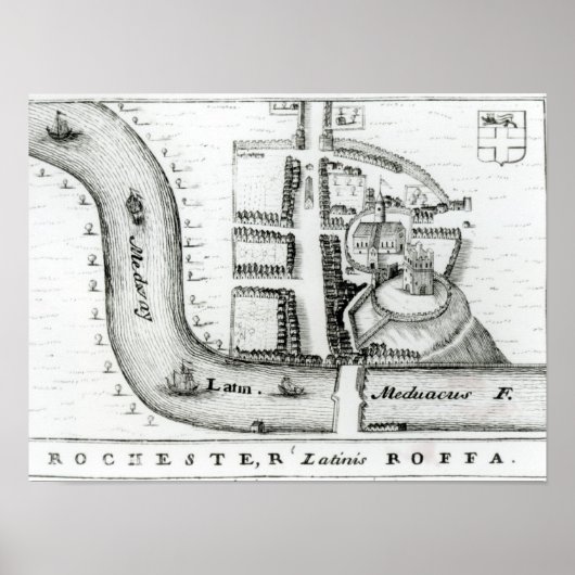 Plan von Rochester Poster (Vorne)