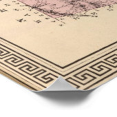 Plan von Rutland Vermont Poster (Ecke)