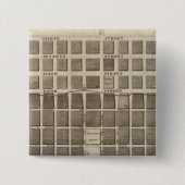 Plan von St. Louis, Missouri Button (Vorderseite)