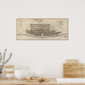 Plan von St. Louis, Missouri Poster (Küche)