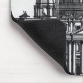 Plan von St Peter, Rom, vorbei graviert Mousepad (Ecke)