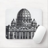 Plan von St Peter, Rom, vorbei graviert Mousepad (Mit Mouse)