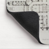 Plan von Westminster Abbey, überziehen 1 von Mousepad (Ecke)