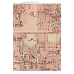 Plan Warschau mit Pierceton, Plymouth