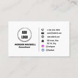 Plan White Design Visitenkarte