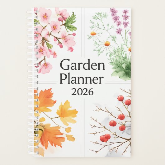 🍂 Plan Your Garden Through All Four Seasons! 🪴📖 Planer (Vorderseite)