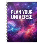 Plan Your Universe Galaxy Planner Notizblock (Vorderseite)