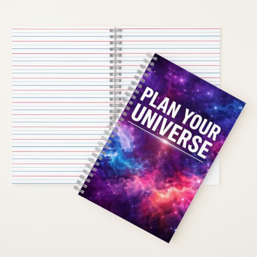 Plan Your Universe Galaxy Planner Notizblock (Innen)