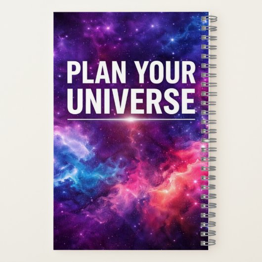 Plan Your Universe Galaxy Planner Notizblock (Rückseite)