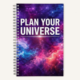Plan Your Universe Galaxy Planner Notizblock