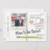 Plan zum Foto des Bullet Journal Calendar Save The Date (Vorderseite)