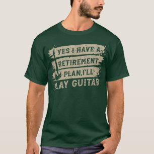 Plan zur Rettung, spielen Gitarre I Gitarre Rock M T-Shirt