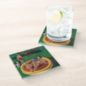 Planbecken Glasuntersetzer (Schrägansicht)