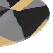 Planche à Découper en Verre Géométrie Moderne Schneidebrett (Ecke)