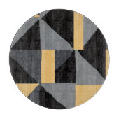 Planche à Découper en Verre Géométrie Moderne Schneidebrett (Vorderseite)