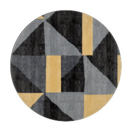 Planche à Découper en Verre Géométrie Moderne Schneidebrett