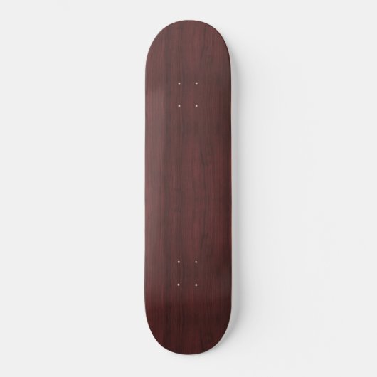 planche à roulette bois acajou foncé skateboard (Vorderseite)