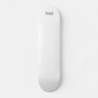 Planche Blanche Steel-Skateboard Skateboard