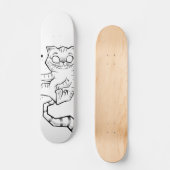 Planche de Skate Chat du Cheshire Alice Skateboard (Vorderseite)