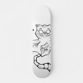 Planche de Skate Chat du Cheshire Alice Skateboard