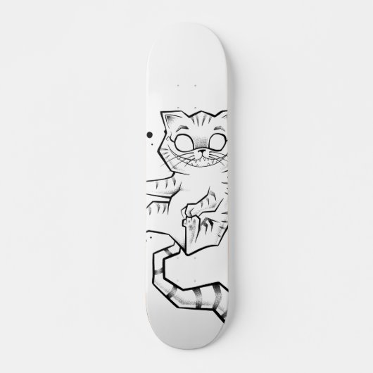 Planche de Skate Chat du Cheshire Alice Skateboard (Vorne)