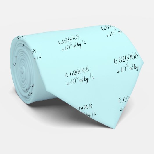 Planck constant krawatte (Gerollt)